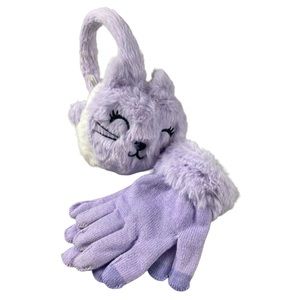 Wonder Nation Kids Soft Fluffy Earmuffs and Glove set